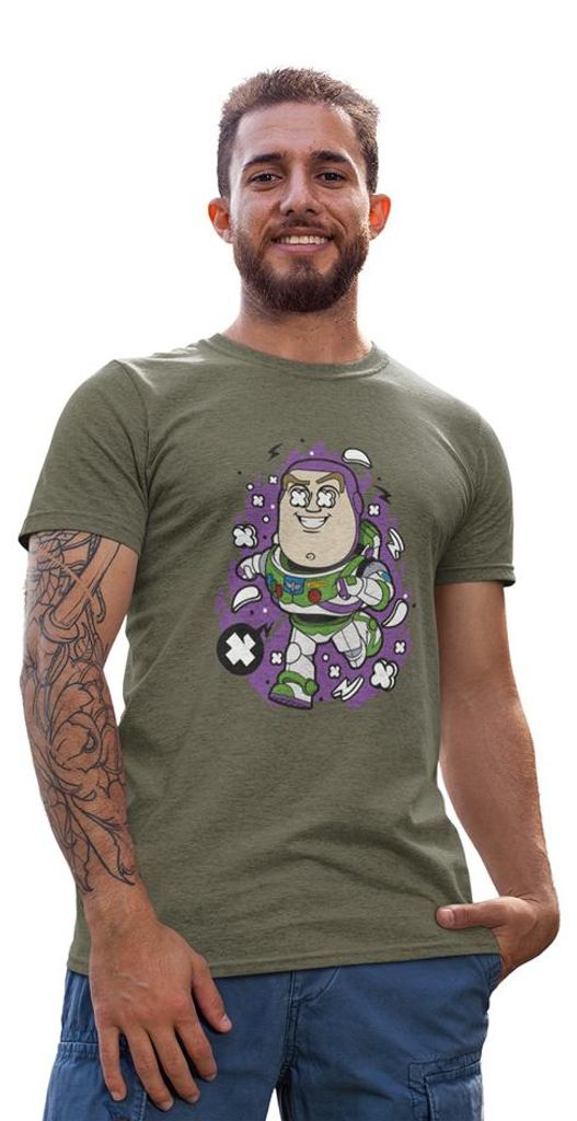 D&B Uni Polo PC00029 Buzz Lightyear MilitärGrün-Größe M