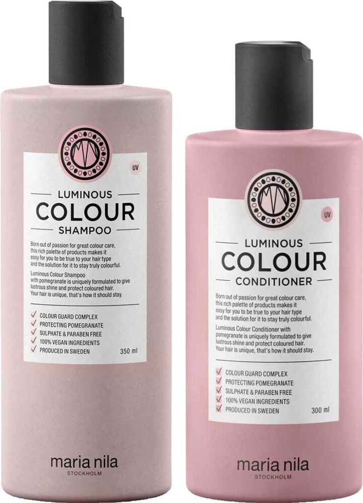 Maria Nila Luminous Colour Set - Shampoo 350 ml + Conditioner 300 ml