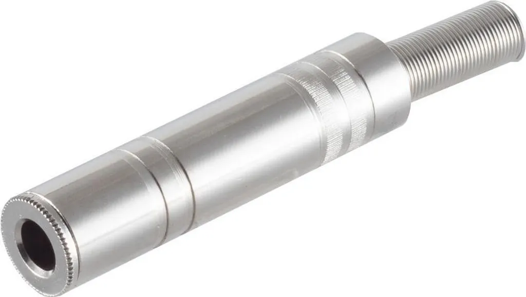 Connecteur Jack 6,3 mm stéréo mâle 3 pôles en métal pour câble audio DIY