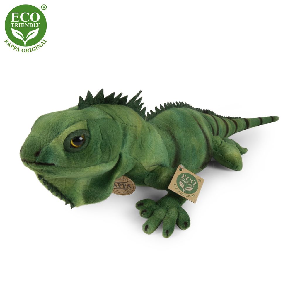 Plüsch Leguan Grün 68 cm Umweltfreundlich Produktbild 