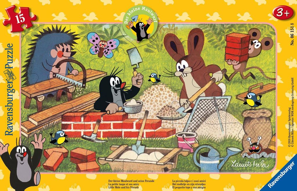 Der kleine Maulwurf und seine Freunde Ravensburger 06151 Produktbild 