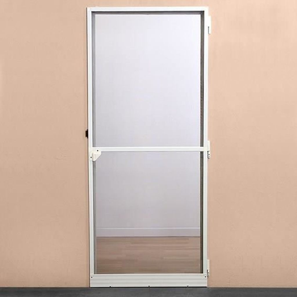 Fiberglas Aluminium Türen Moskitonetz Weiß (220 x 100 cm)