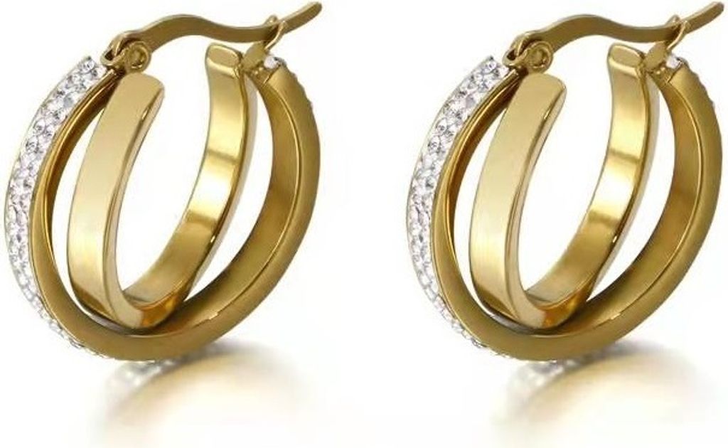 Elegante Adonia Ohrringe in Gold – Rhodiniert und KP15270