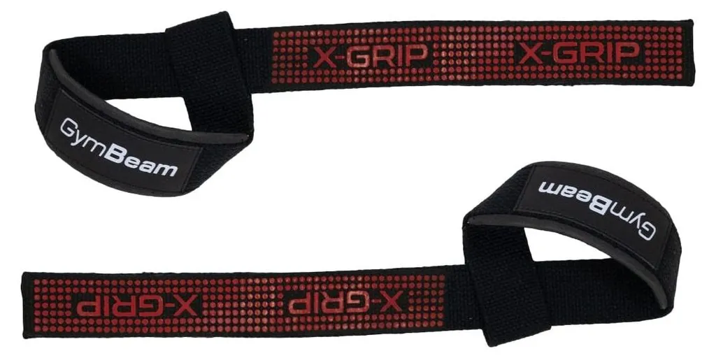 Sangles de Levage X-Grip GymBeam pour Soulevé de Terre et Powerlifting