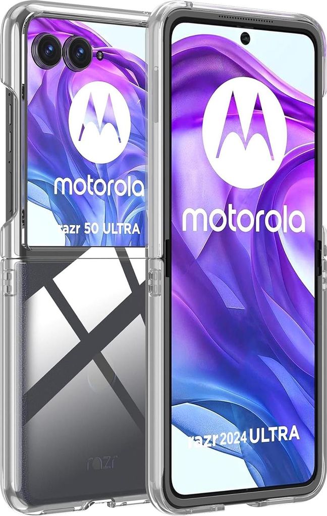 Schutzhülle für Motorola Razr 50 Ultra Hülle Transparent Slim Cover Clear Case