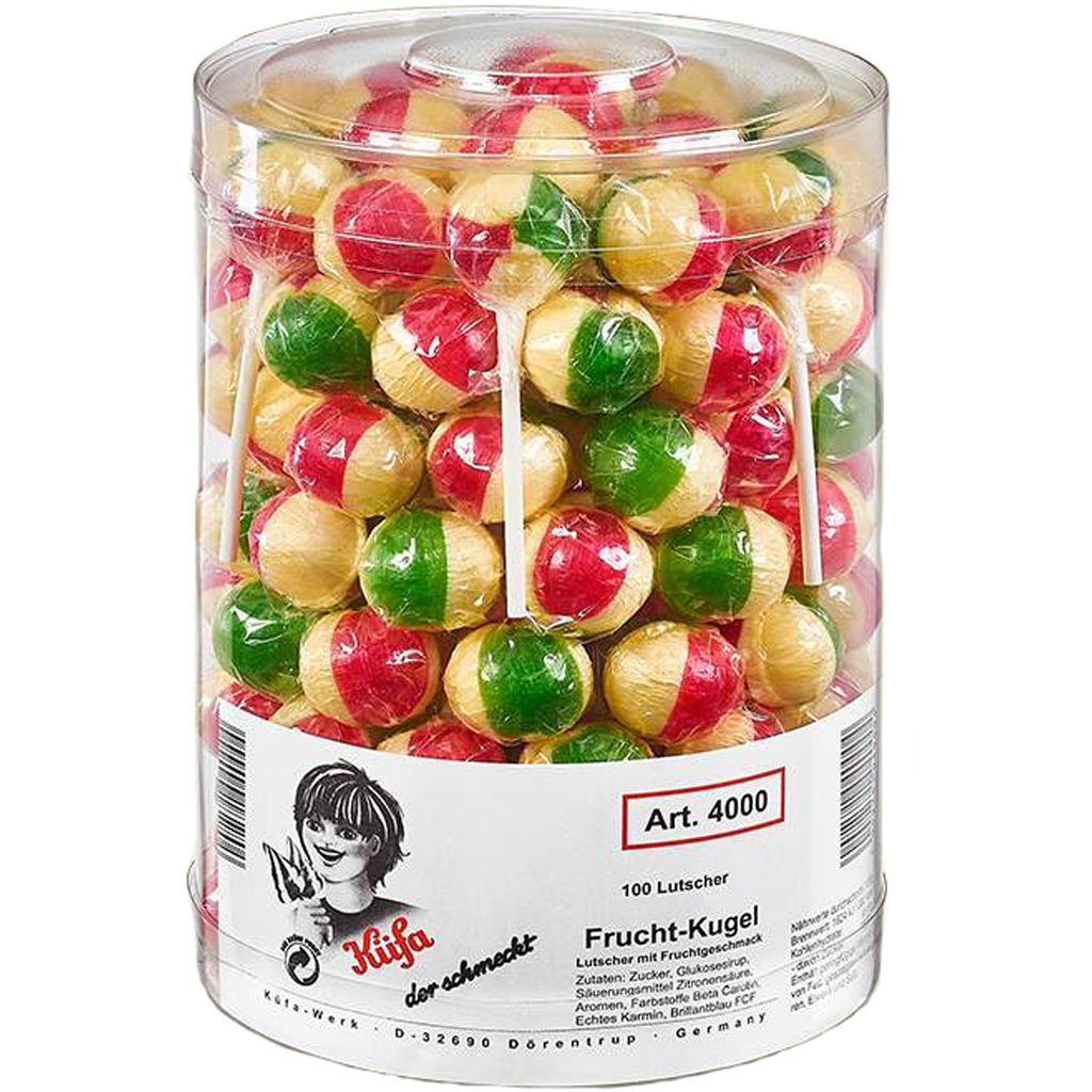 Küfa ovocné lízatko s ovocnou príchuťou 100 ks 1800g Obrázok produktu 