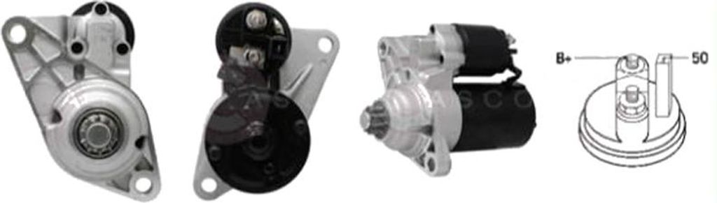 CASCO CST10138AS Starter Anlasser 1kW für VW Golf IV Schrägheck (1J1) 12V