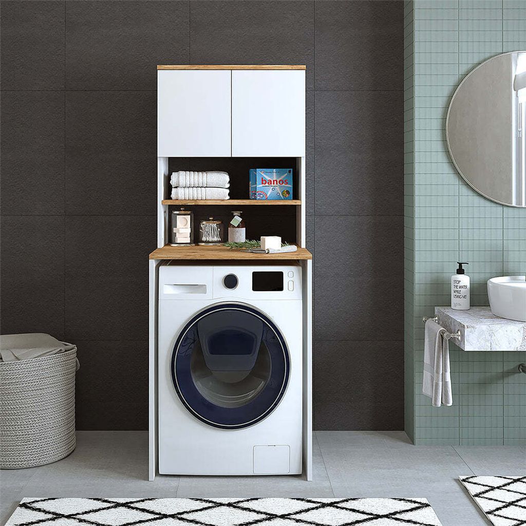 Roomart, Badezimmer Waschmaschinenschrank Atlantic,  Produktbild 3