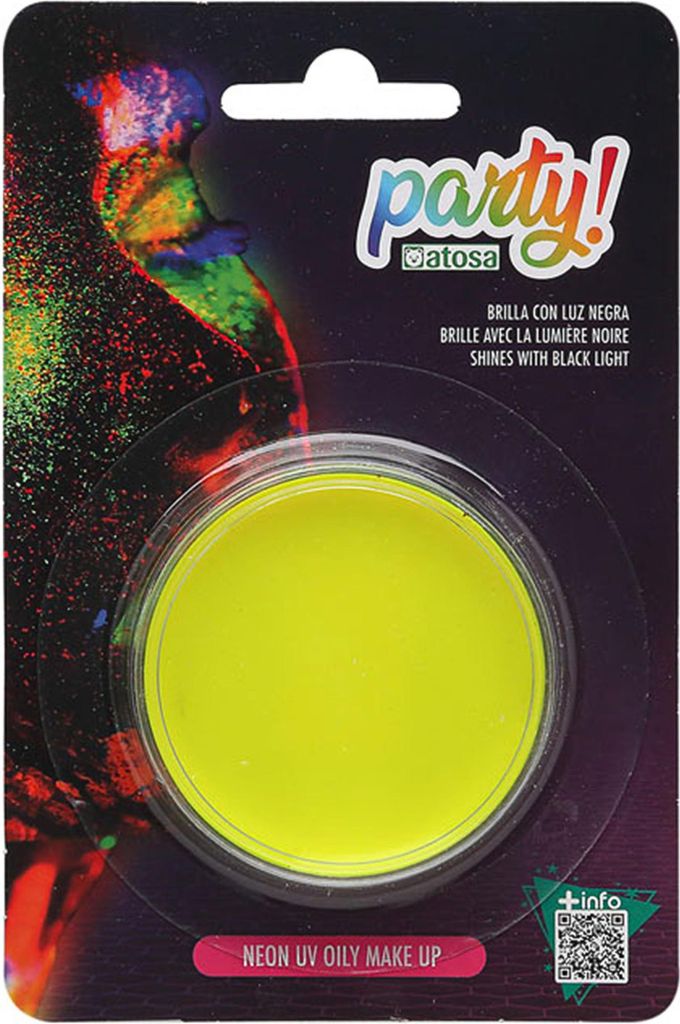 Fluoreszierendes Make-up gelb 7,8g - Einheitsgröße