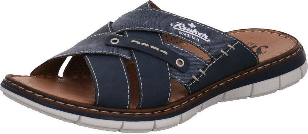 Rieker Herren Pantolette blau Produktbild 