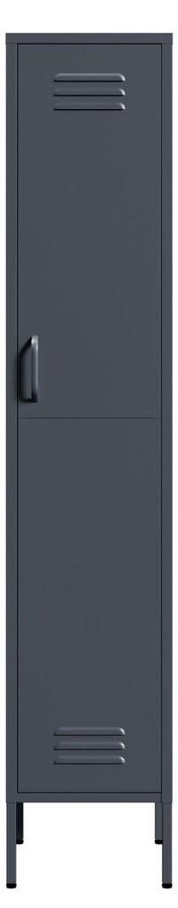 Lendo Online Lockerkast Metaal 35x50x180 cm Antraciet Productafbeelding 