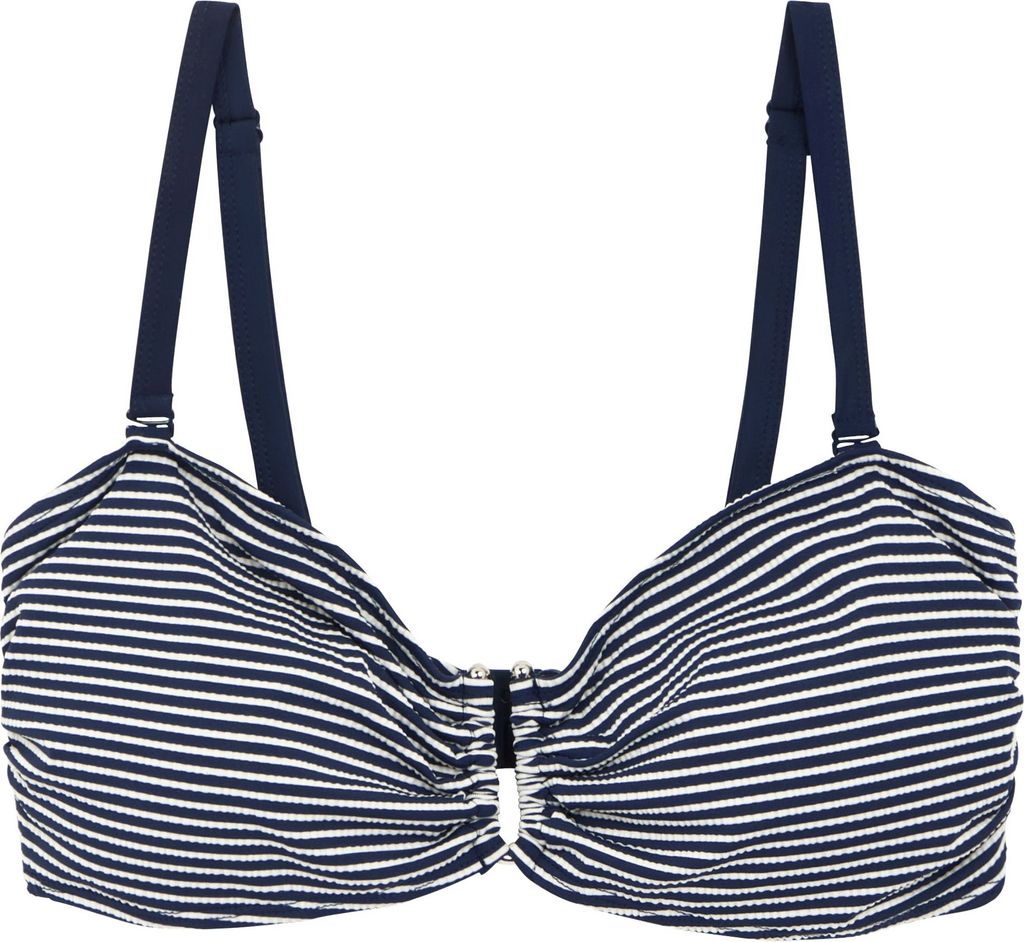 Regatta - "Aceana III" Bikini Oberteil für Damen RG11484 (36 DE) (Marineblau/Weiß)