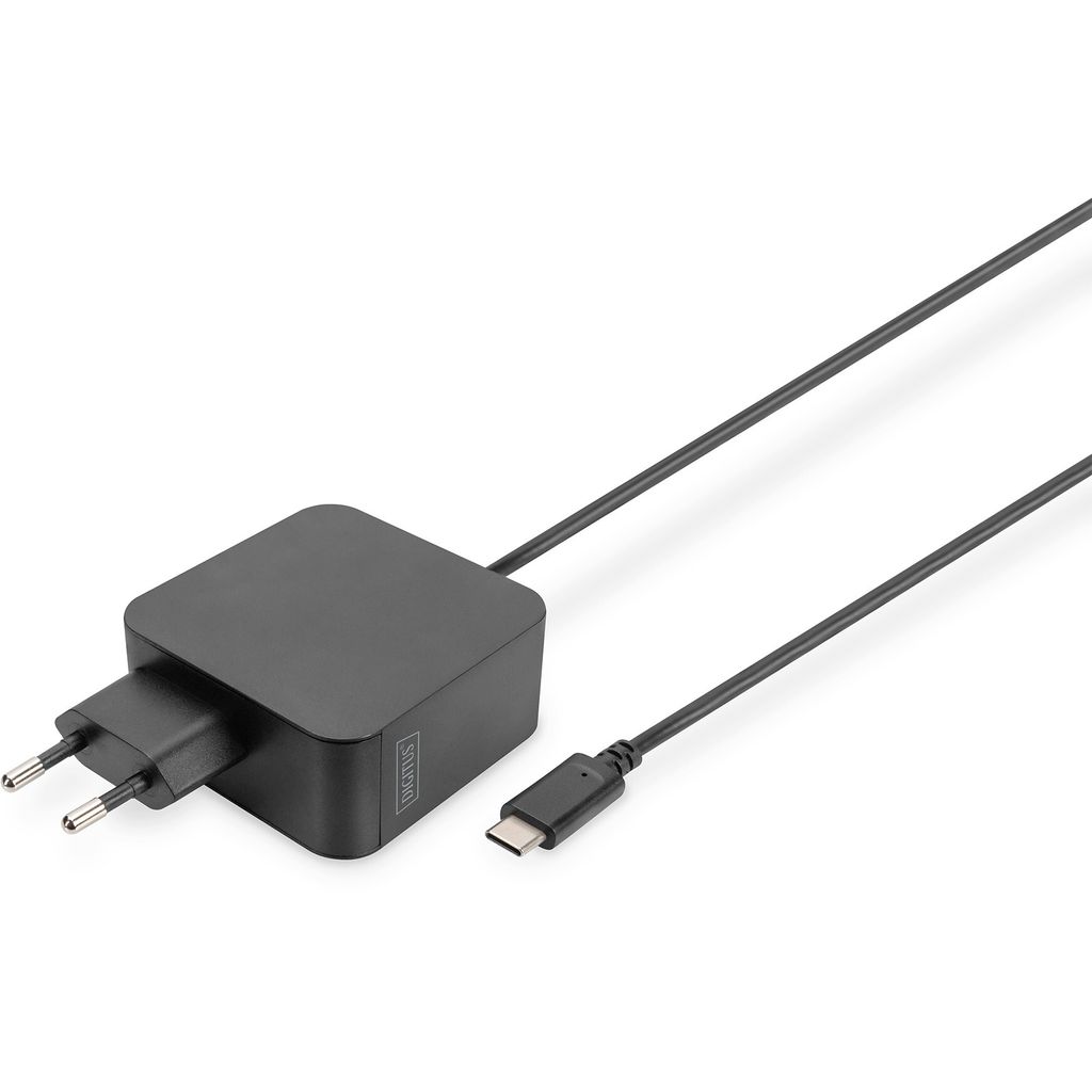 Caricabatterie DIGITUS per notebook USB-C, 65W nero Immagine del prodotto 