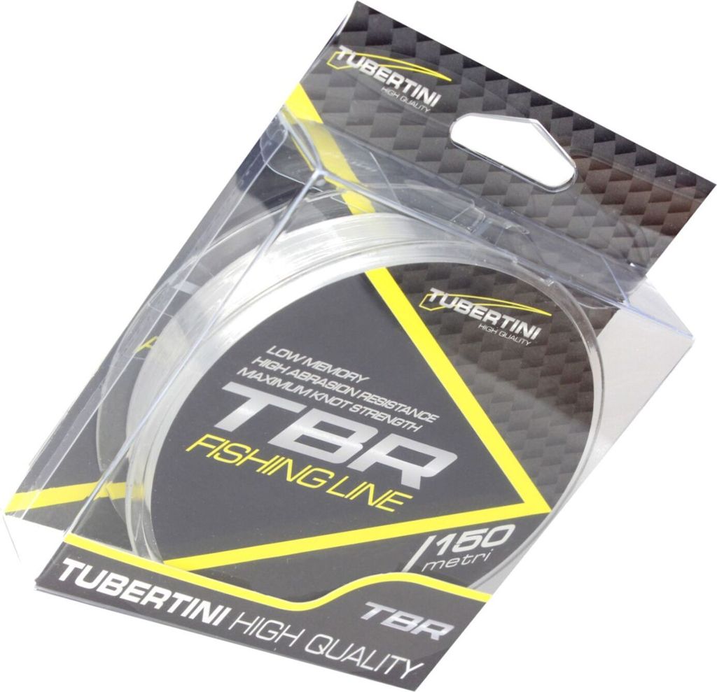 Tubertini TBR Fishing Line Schnur - 150m monofile Angelschnur, Durchmesser/Tragkraft:0.128mm/2.64kg