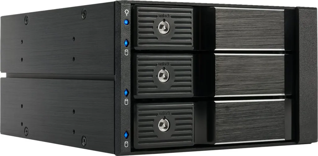 Fantec BP-SA2131 Backplane 3x 3.5" SAS/SATA HDD Trayless Hot-Swap