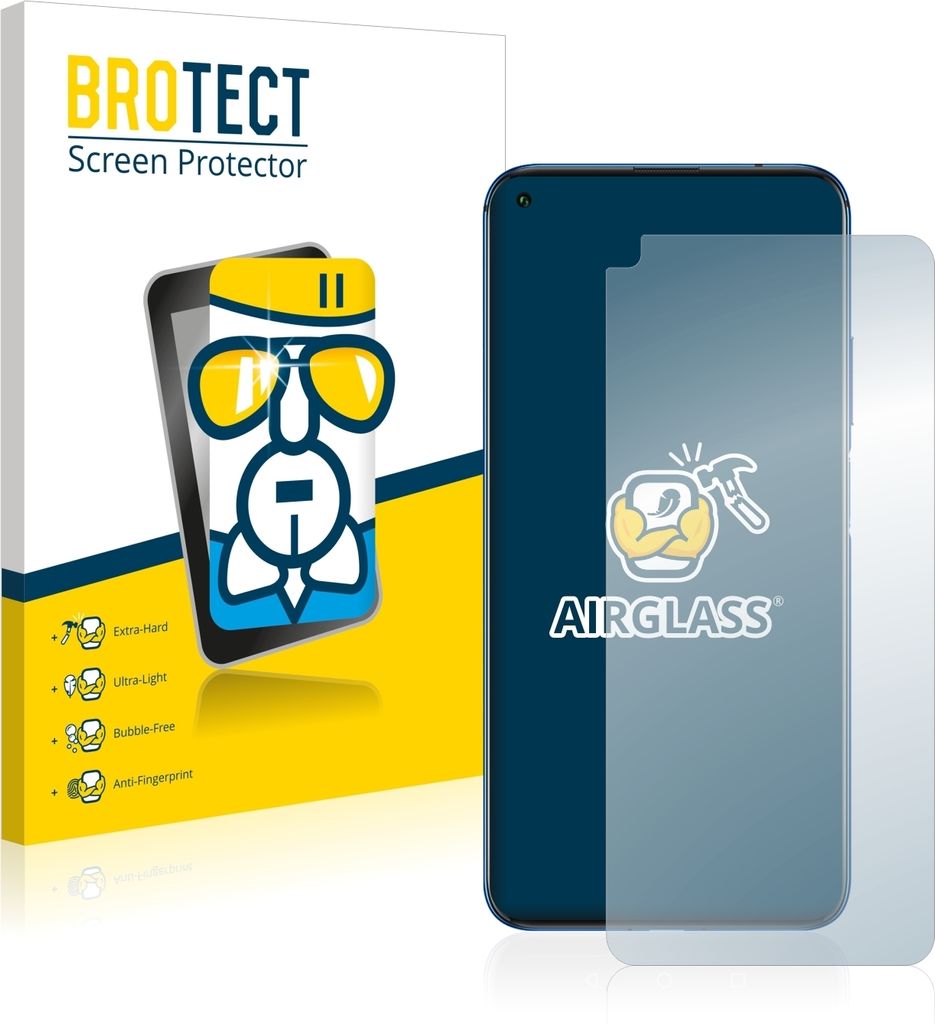 BROTECT Schutzglas für Huawei Nova 5T Schutzfolie Panzer Produktbild 