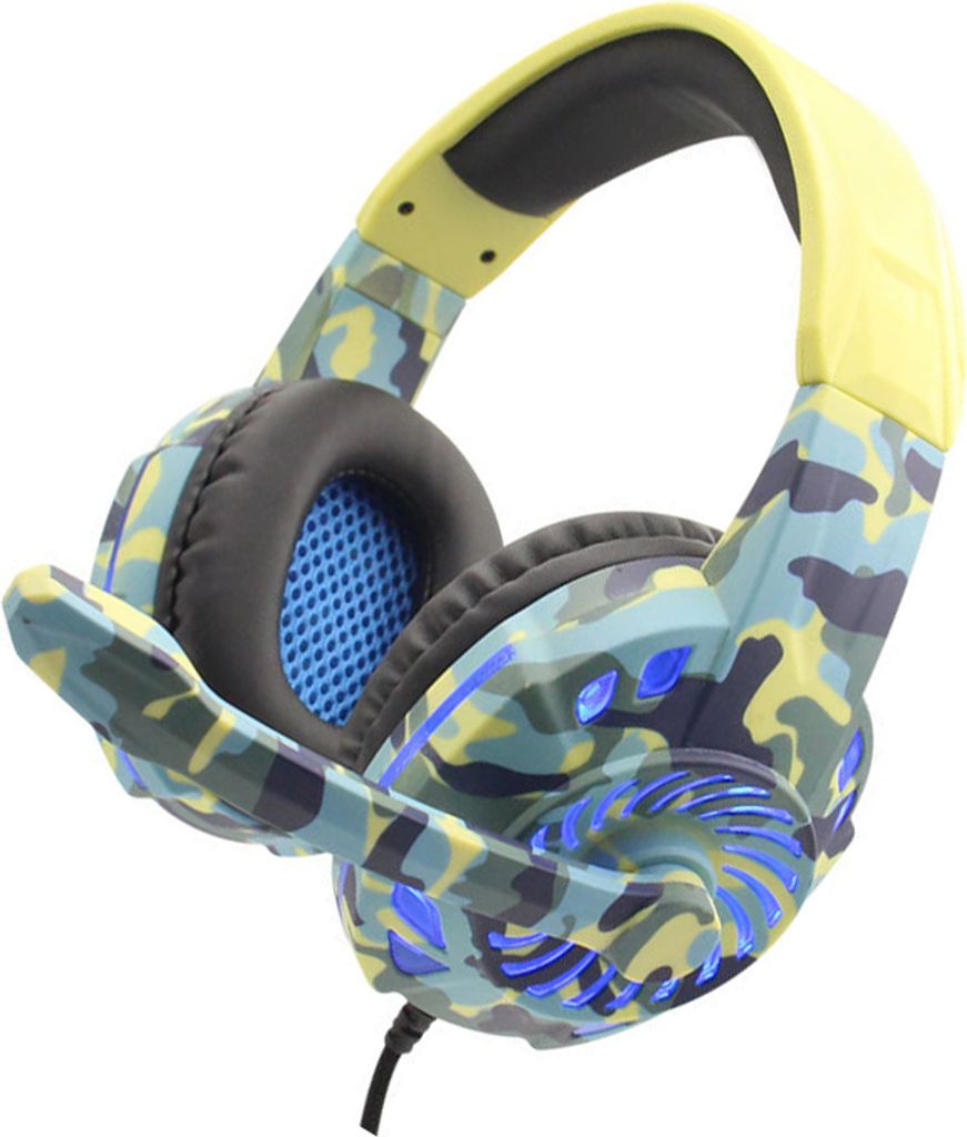 INF Kabelgebundene Kopfhörer: Immersives Gaming-Audio-Erlebnis Gelb