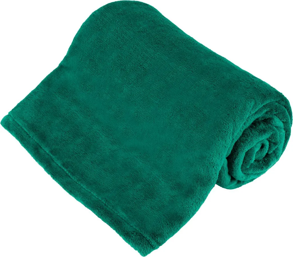 Couverture verte 150x200 cm anti-froid - Teesa TSA8901 Microplush
