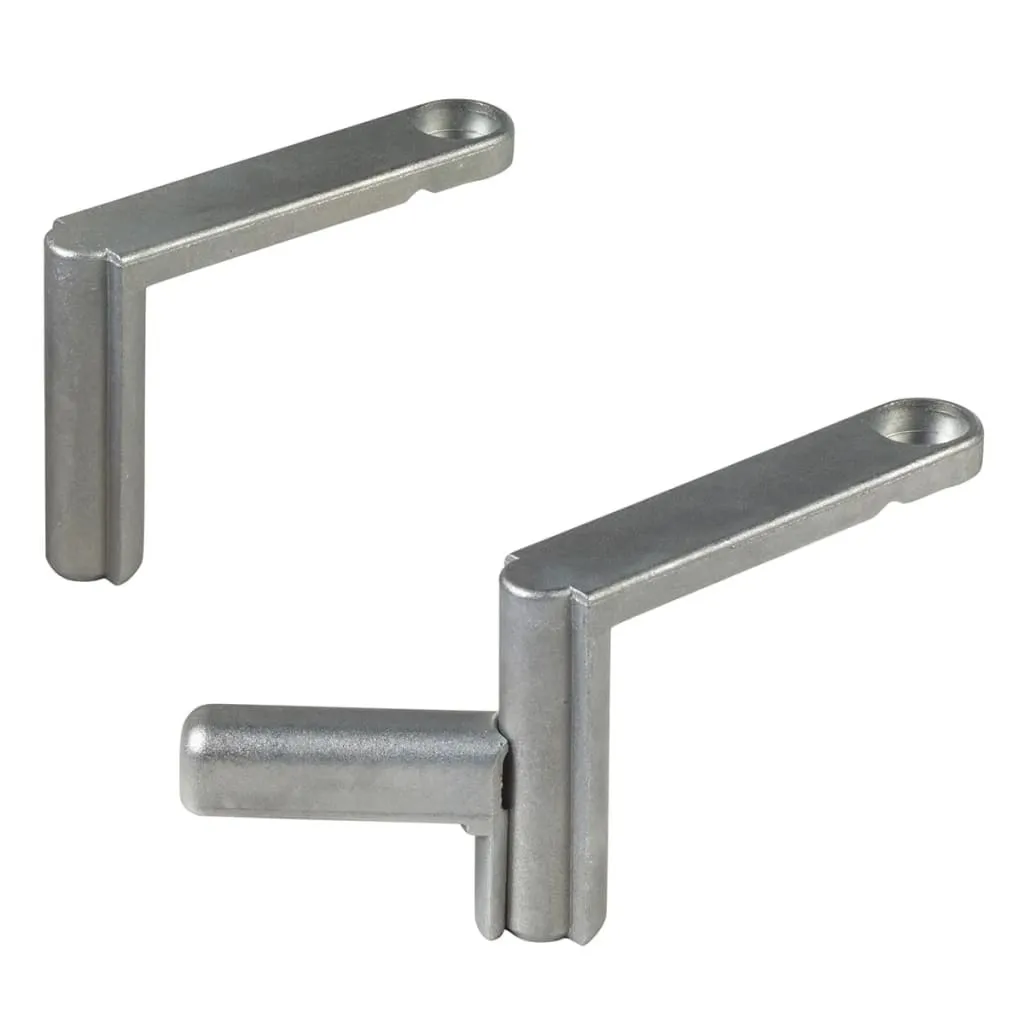 Wolfcraft 6176000 Set 2 Morsetti a Sgancio Rapido per Fori 20mm