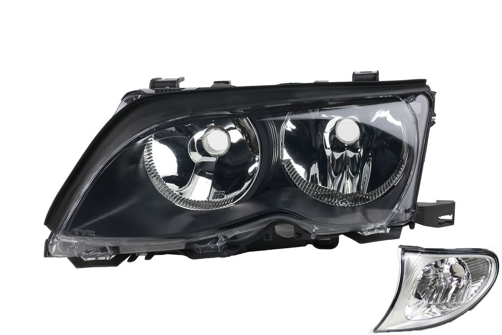 Johns, Scheinwerfer passend für BMW 3er E46 09/01-02/05 FF H7 H7 Links inklusi. Blinker 63127165769 63126910955 6910955 7165769 63136915375 631369...