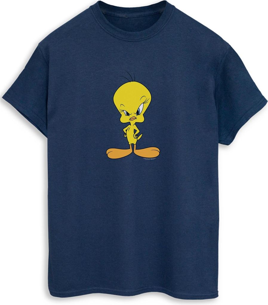 Looney Tunes - "Angry" T-Shirt für Herren BI669 (S) (Marineblau)