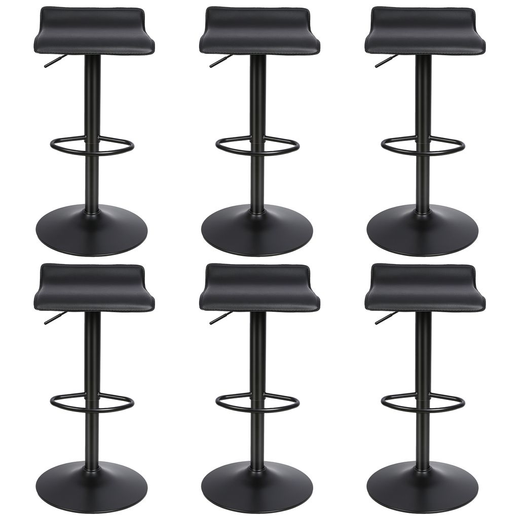 Barhocker 6er-Set Barstuhl Bistrohocker Tresenhocker Produktbild 