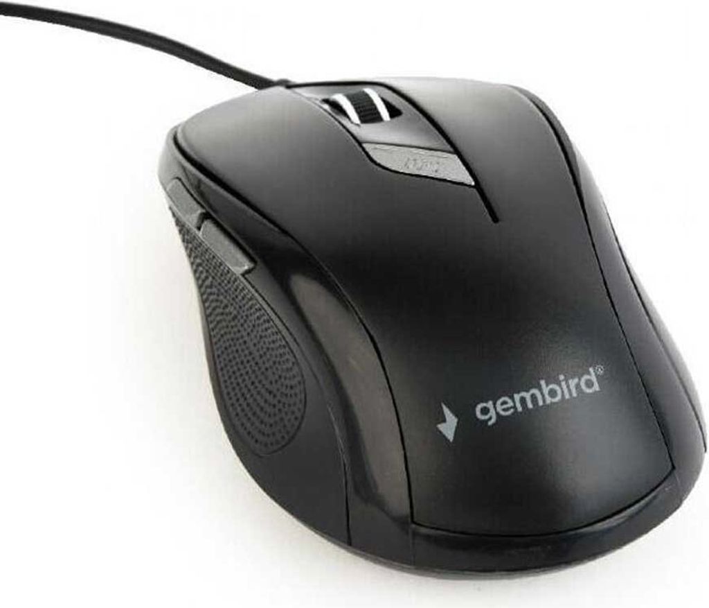 Gembird MUS-6B-01, Oburęczny, Optyczny, USB Typu-A, 1600 Zdjęcie produktu 