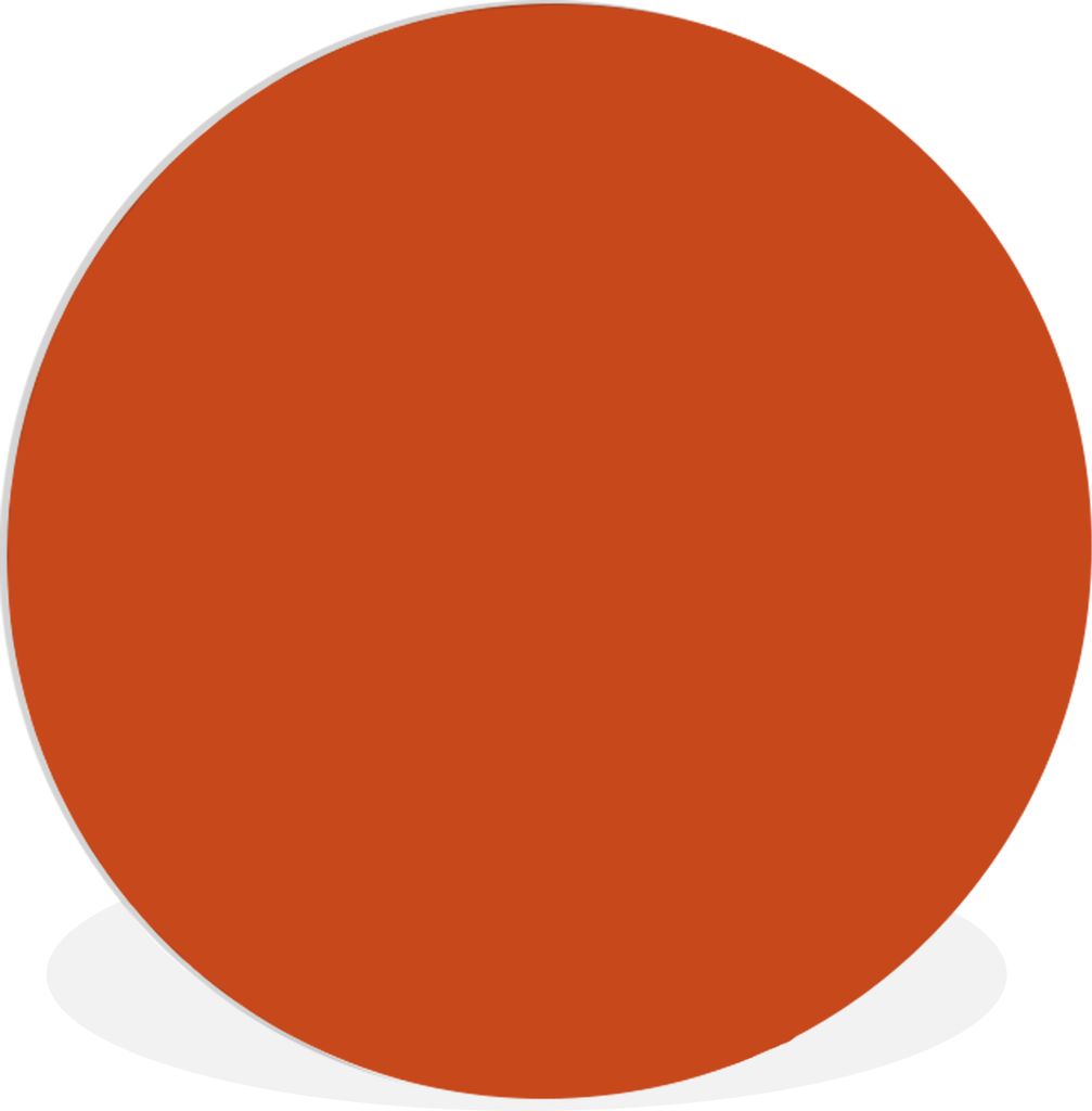 MuchoWow Rundes Wandbild - Runde Bilder Sienna - Erde - Farben - Massiv Ø 90 cm Kreis Wanddekoration Kunststoff - Wandkreis - Wandschmuck - Wand...