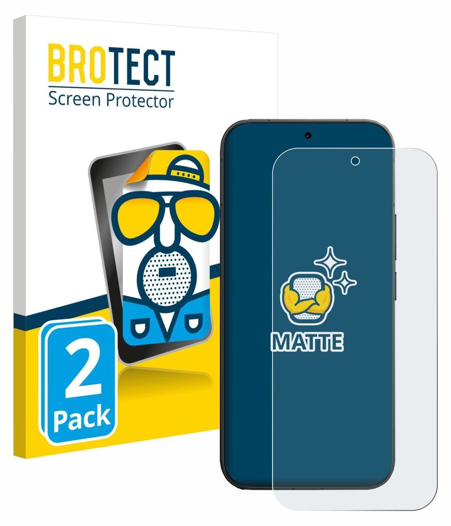 2x BROTECT Schutzfolie für Vivo V70 Displayschutz Displayschutzfolie Folie Matt Entspiegelungsfolie