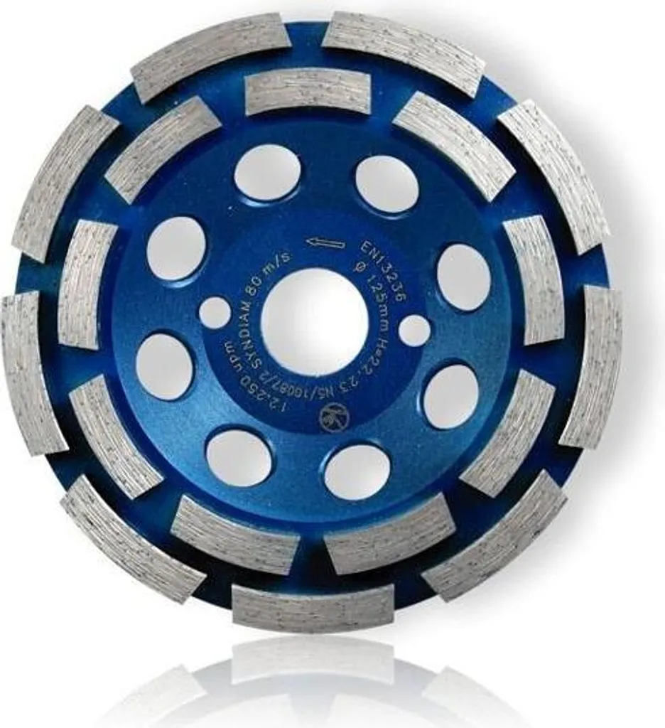 Disque diamant de surfaçage pour béton et pierre - Gent DUPLEX B 125mm