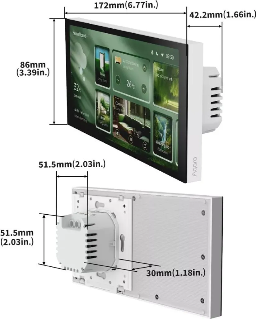 Aqara Panel Hub S1 Plus MP-K03D : Écran Tactile Zigbee Smart Home - 15
