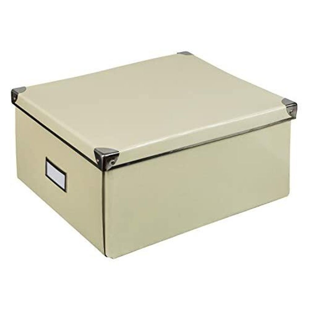 Idena Box krémováRec s víkem, 36x28x17cm - skládací úložný Obrázek produktu 