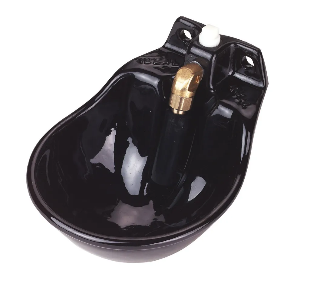 Ideal Abreuvoir Tonneau de Pâturage avec Valve Pendulaire Intégrée