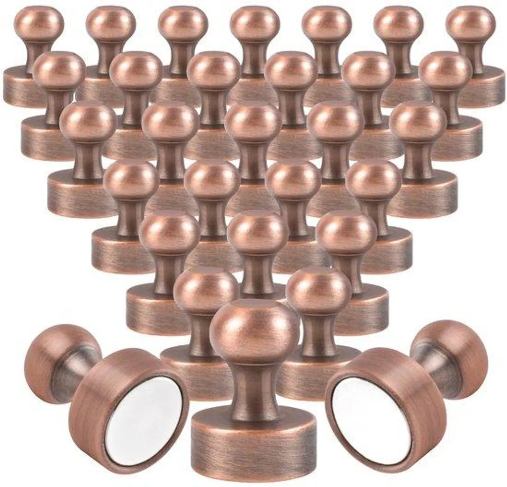 Aimants puissants 12x16 mm marron, la solution pour fixer sans glisser