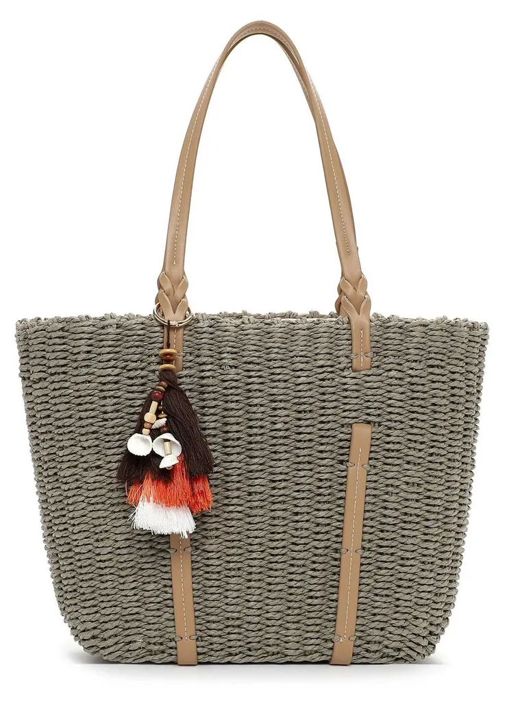 Sac de cours ou bureau SURI FREY Nandy Cityshopper gris-vert Khaki