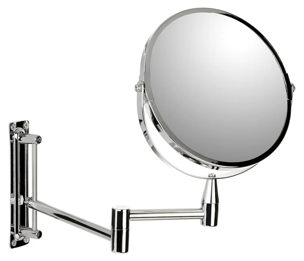 Miroir cosmétique réglable pour coiffeuse avec socle en métal stable