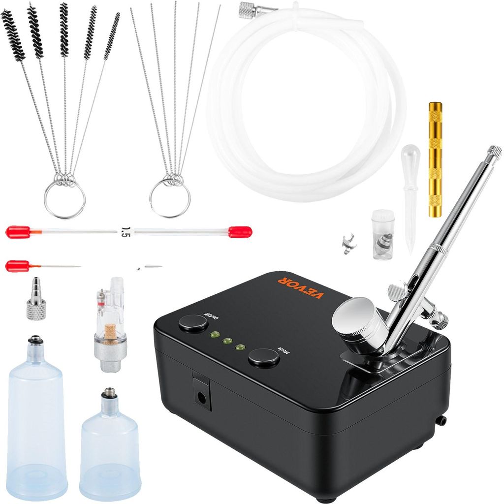 Kit de aerógrafo de doble acción VEVOR, con pistola de Imagen del producto 