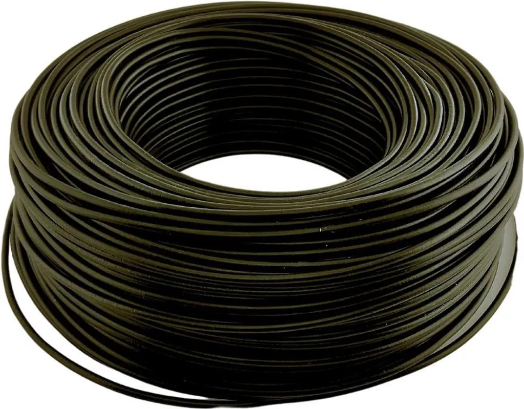 Câble flexible H07V-K 1,5mm² noir haute performance, bobine de 100m