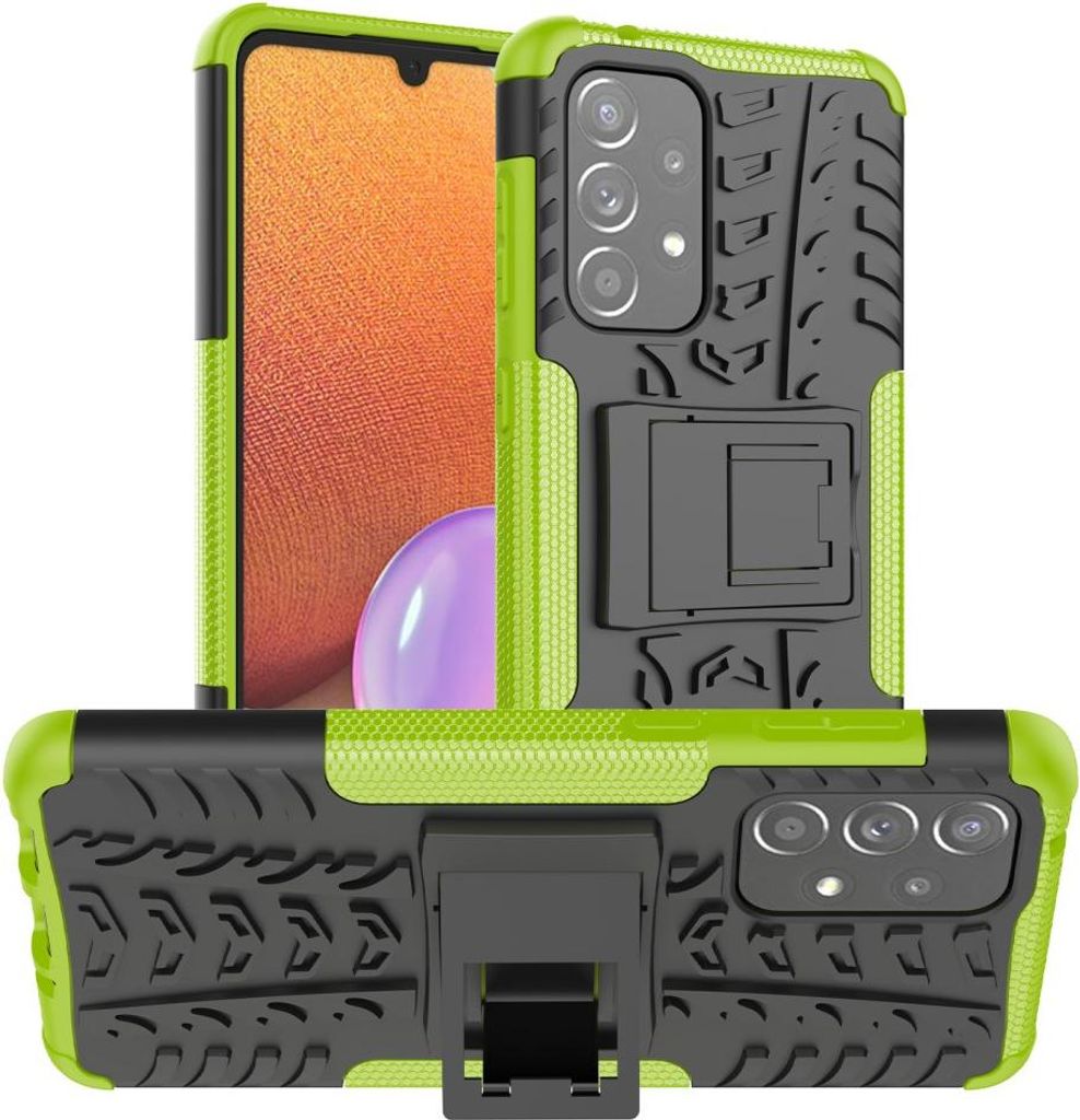 Samsung Galaxy A33 Hülle - Coverup Panzer Back Cover mit Ständer - Grün