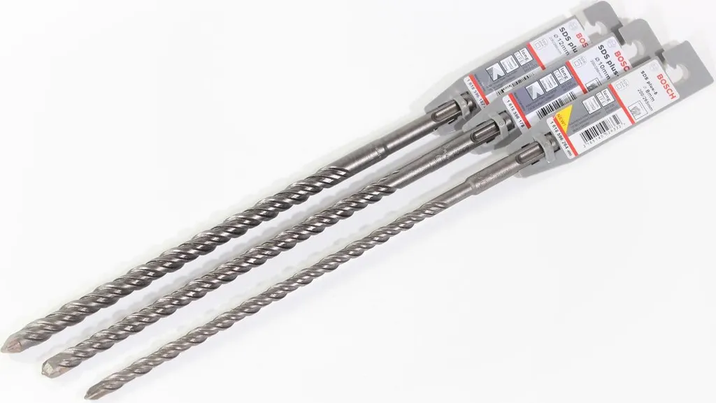 Jeu de 3 Forets à Béton SDS Plus-5 Bosch ø8 à 12 mm pour Perforateur Burineur