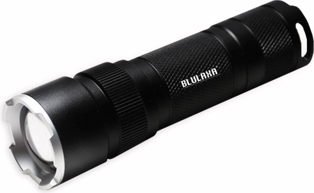 BLULAXA LED-Taschenlampe 48660, 6 W, 400 lm, Alu, schwarz Produktbild 