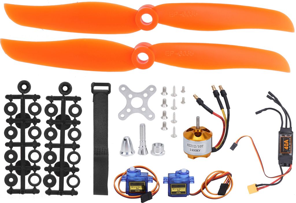 2212 KV1400 Motor 40A XT60T ESC SG90 Servo 8060 Vrtule Kit Obrázek produktu 