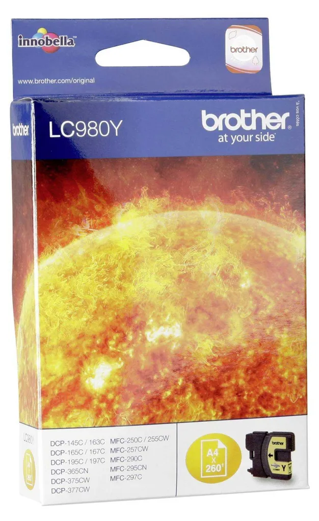 Brother LC980Y Giallo Originale: Colori Brillanti per DCP e MFC