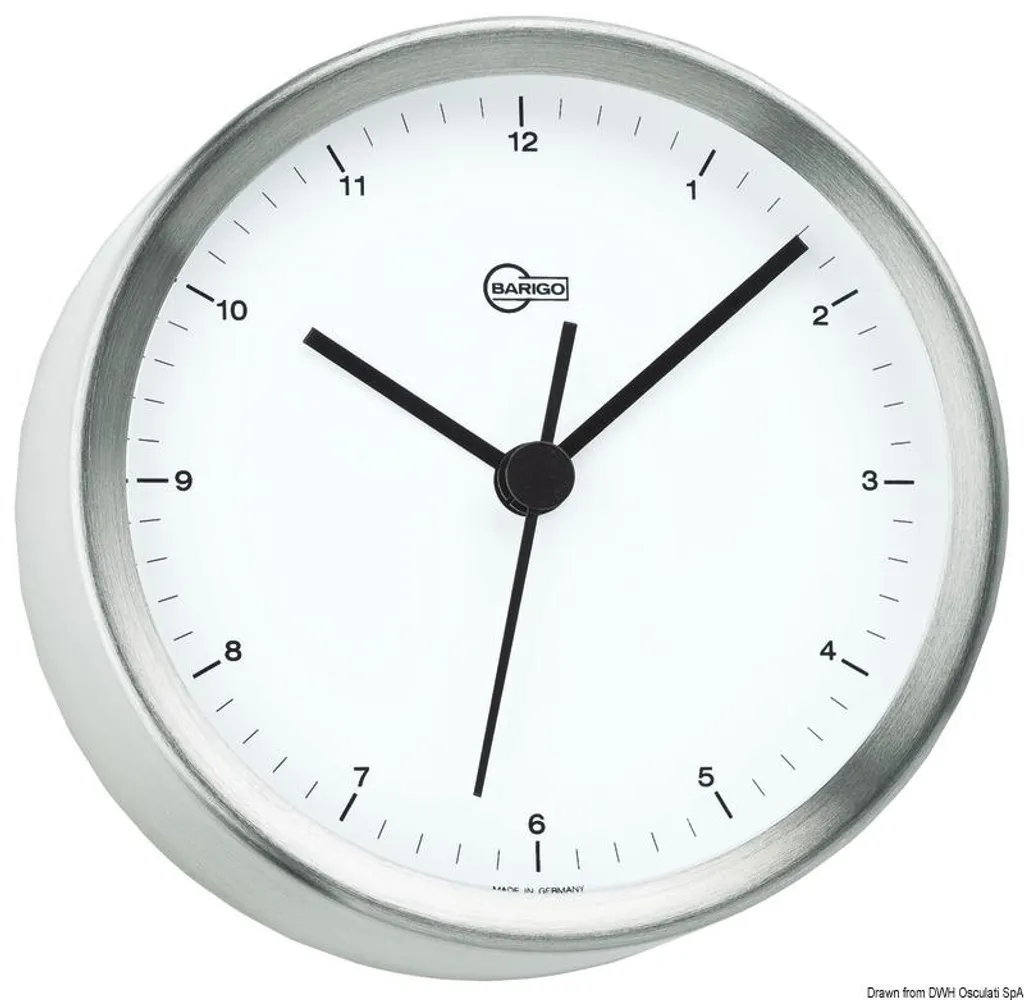 Montre Barigo Steel Quartz pour une lecture de l'heure facile et nette