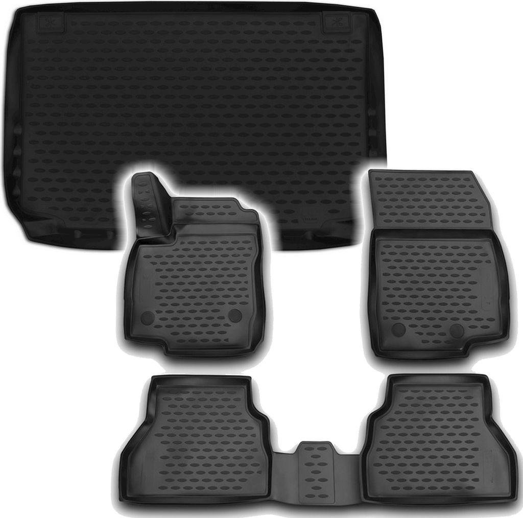Gummi Kofferraumwanne + Fußmatten Set für Ford B-Max, Bj. Produktbild 
