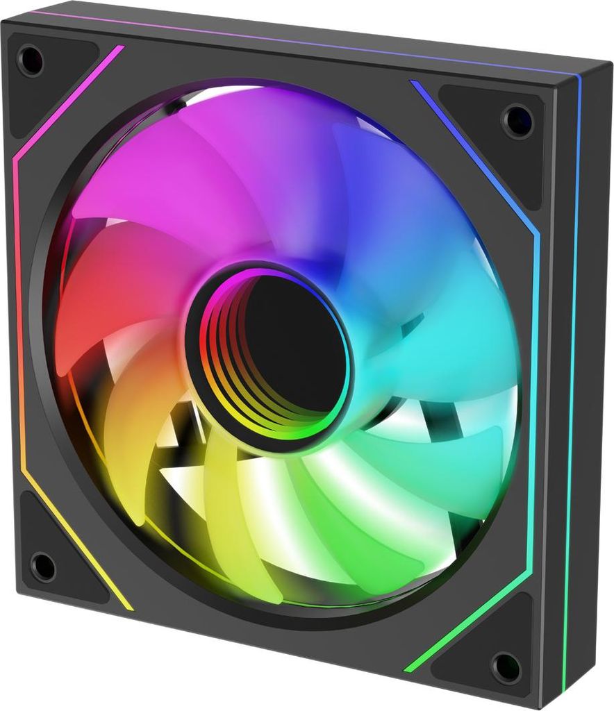 XILENCE XF076 Gehäuselüfter, mit Infinity-Mirror-Design