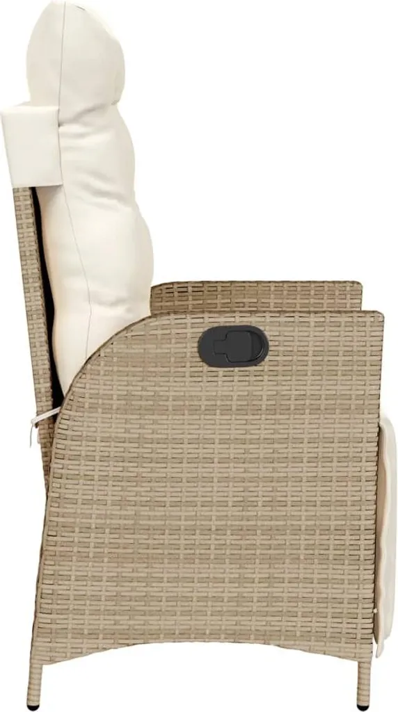 vidaXL Poltrona Giardino Poly Rattan Beige - Analisi Comfort e Durata - 5