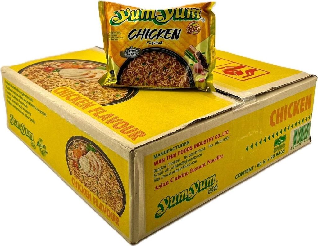 Yum Yum Instantnudeln Chicken Flavour 30x60g