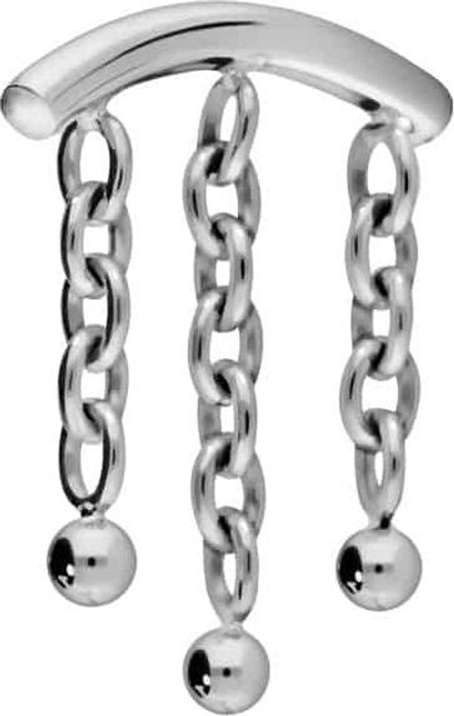 Titan Schraubaufsatz mit Außengewinde BOGEN + 3 KETTEN