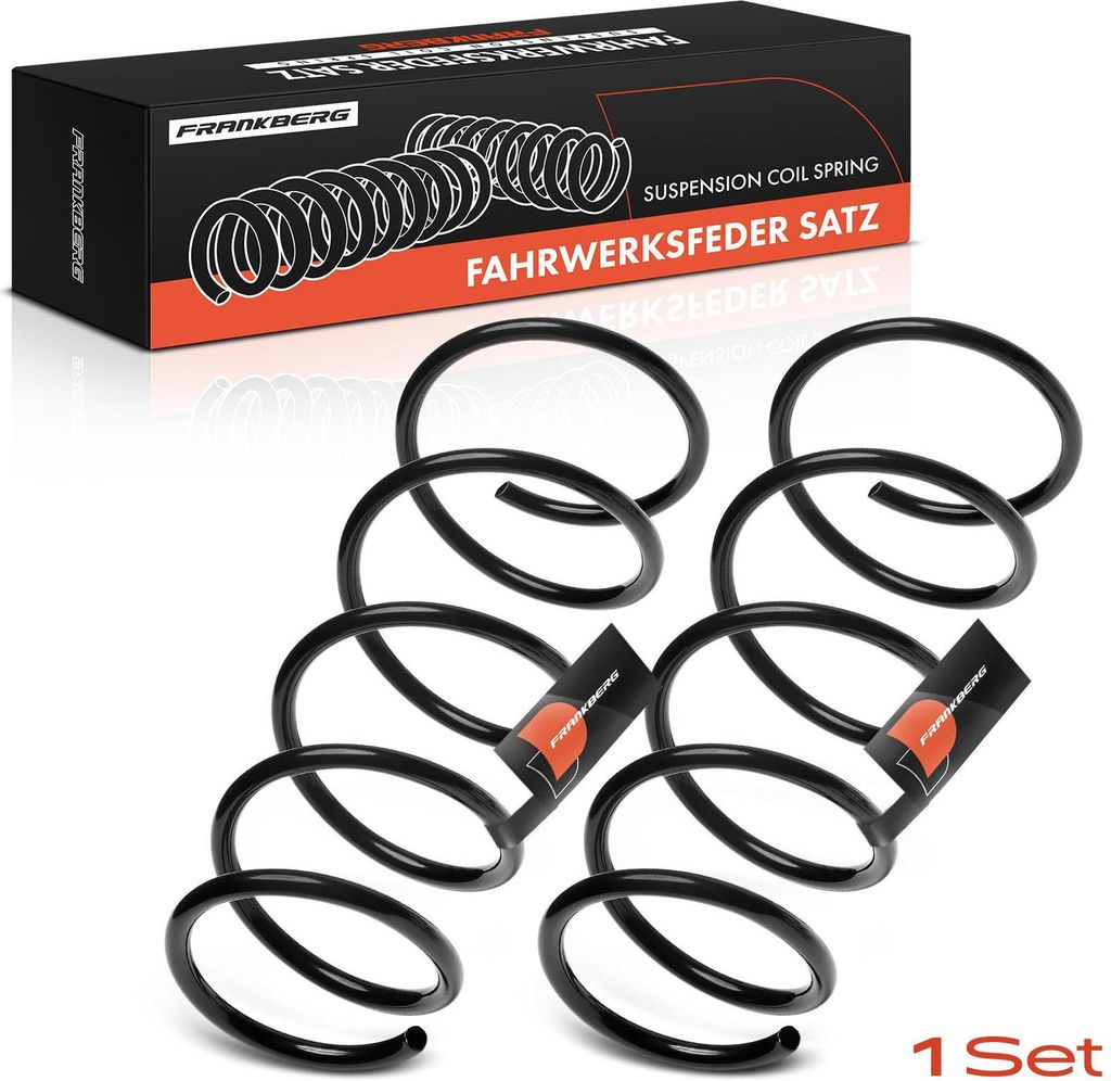 Frankberg 2x Fahrwerksfeder Vorderachse für Toyota Yaris P1 1.0L 1.3L 1999-2005